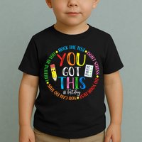 Test Day Rock The Test Teacher Testing Day You Got This Toddler T-Shirt