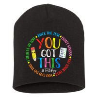 Test Day Rock The Test Teacher Testing Day You Got This Short Acrylic Beanie
