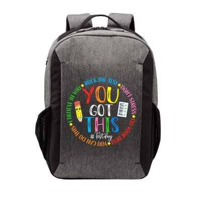 Test Day Rock The Test Teacher Testing Day You Got This Vector Backpack
