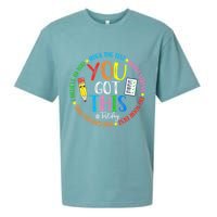 Test Day Rock The Test Teacher Testing Day You Got This Sueded Cloud Jersey T-Shirt