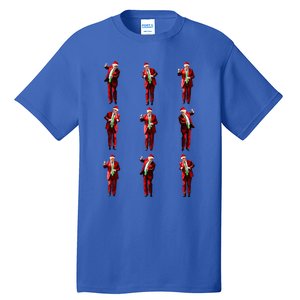 Trump Dance Santa Claus Christmas Xmas Pajamas Holiday Tall T-Shirt