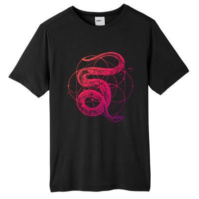 The Dharma Store Sacred Geometry Seed Of Life Snake Gift Tall Fusion ChromaSoft Performance T-Shirt