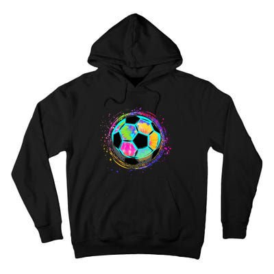 Tie Dye Soccer Ball For All Soccer Lovers Tall Hoodie