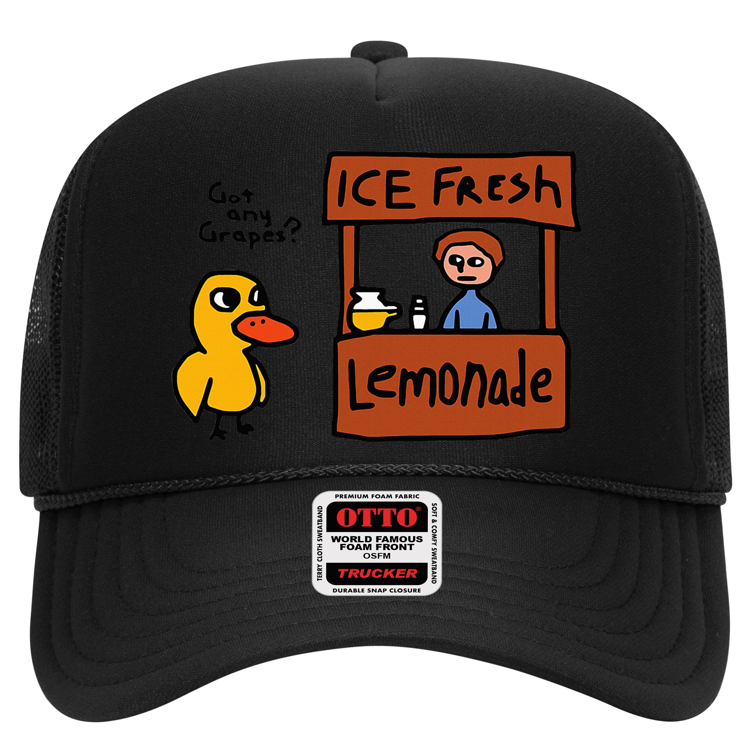 The Duck Song Got Any Grapes Funny Meme Hat