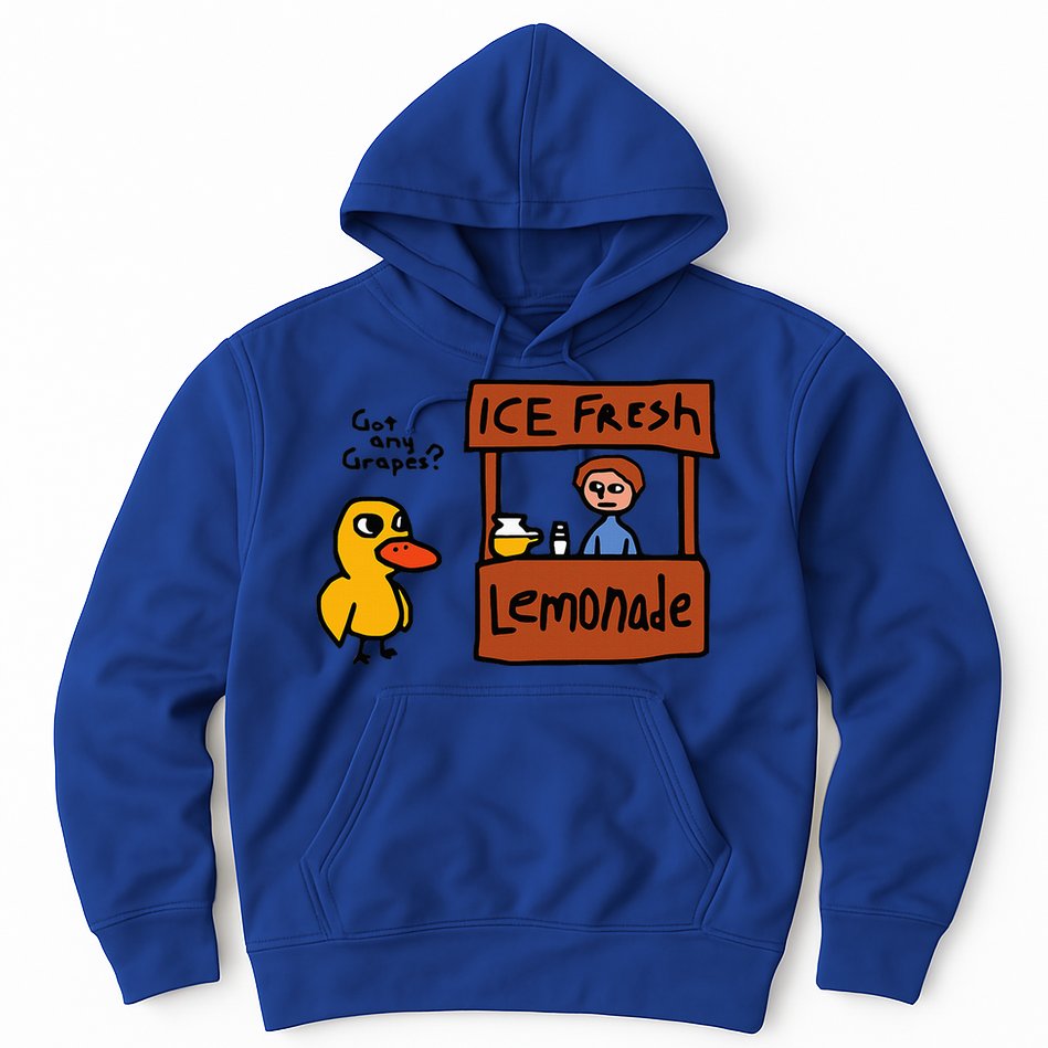 The Duck Song Got Any Grapes Funny Meme Hoodie
