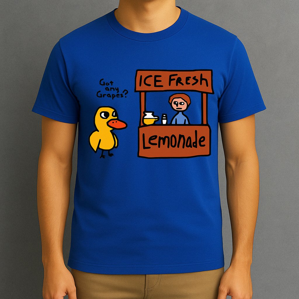 The Duck Song Got Any Grapes Funny Meme T-Shirt