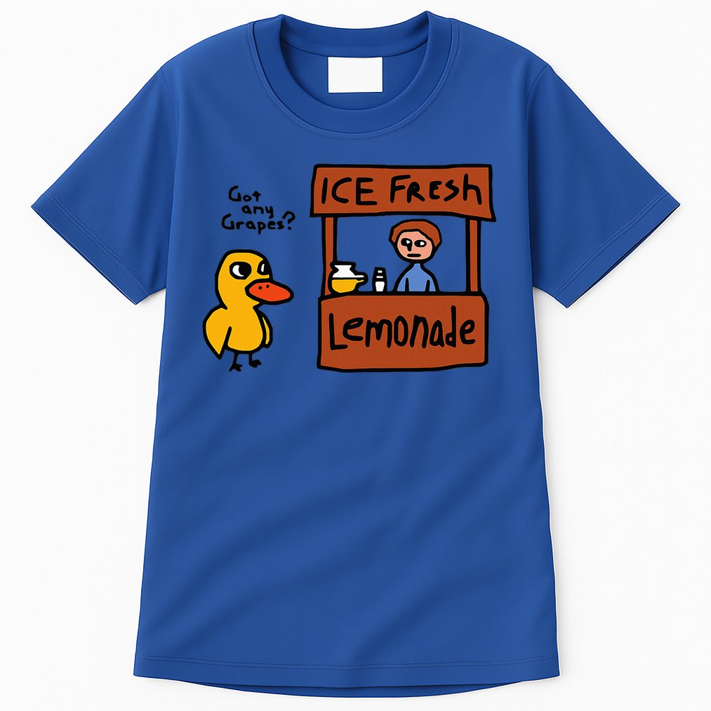 The Duck Song Got Any Grapes Funny Meme Tall T-Shirt