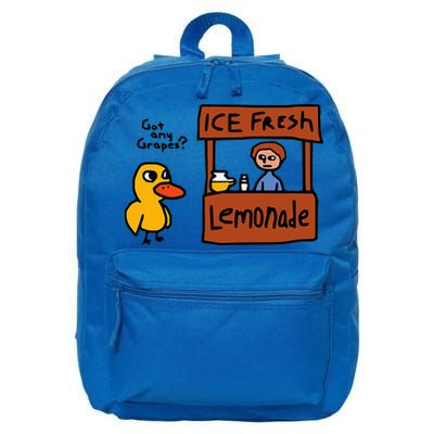 The Duck Song Got Any Grapes Funny Meme 16 in Basic Backpack