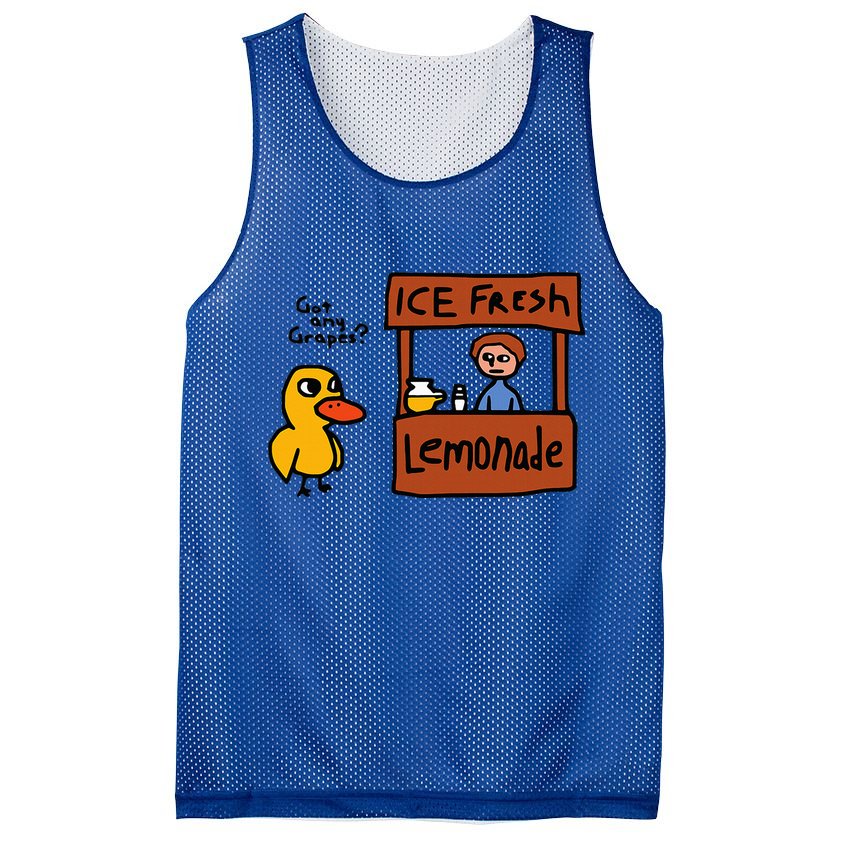 The Duck Song Got Any Grapes Funny Meme Mesh Reversible Basketball Jersey Tank