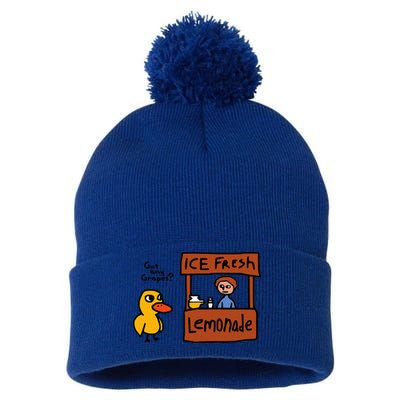 The Duck Song Got Any Grapes Funny Meme Pom Pom 12in Knit Beanie
