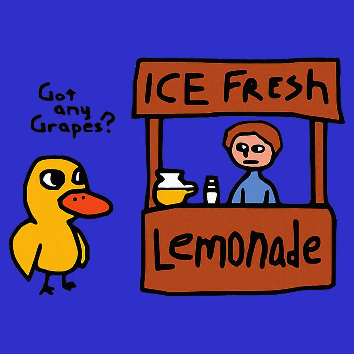 The Duck Song Got Any Grapes Funny Meme Visor