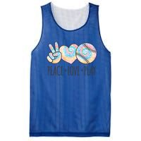 Tie Dye Softball For N Peace Love Play Gift Mesh Reversible Basketball Jersey Tank