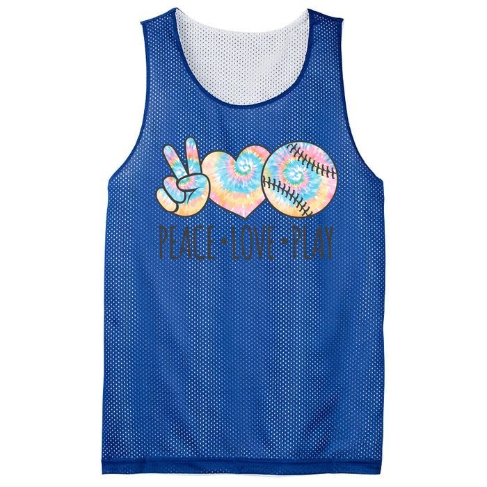 Tie Dye Softball For N Peace Love Play Gift Mesh Reversible Basketball Jersey Tank