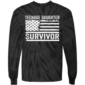 Teenage Daughter Survivor Gift Tie-Dye Long Sleeve Shirt