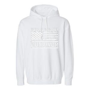 Teenage Daughter Survivor Gift Garment-Dyed Fleece Hoodie