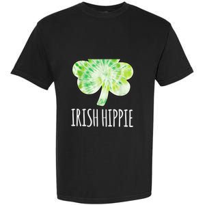 Tie Dye Shamrock Irish Hippie Clover Saint Patricks Day Garment-Dyed Heavyweight T-Shirt