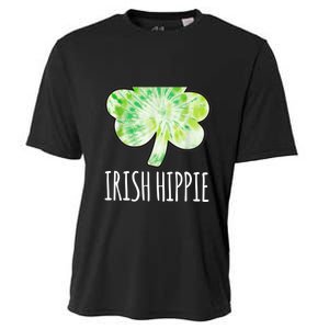 Tie Dye Shamrock Irish Hippie Clover Saint Patricks Day Cooling Performance Crew T-Shirt