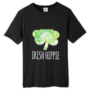 Tie Dye Shamrock Irish Hippie Clover Saint Patricks Day Tall Fusion ChromaSoft Performance T-Shirt