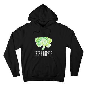 Tie Dye Shamrock Irish Hippie Clover Saint Patricks Day Tall Hoodie