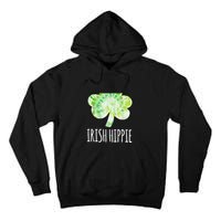 Tie Dye Shamrock Irish Hippie Clover Saint Patricks Day Tall Hoodie