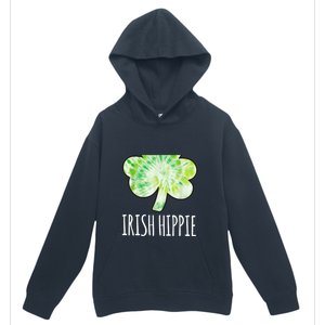 Tie Dye Shamrock Irish Hippie Clover Saint Patricks Day Urban Pullover Hoodie