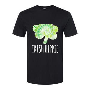 Tie Dye Shamrock Irish Hippie Clover Saint Patricks Day Softstyle CVC T-Shirt