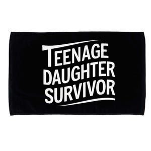 Teenage Daughter Survivor Fathers Day Dad Joke Microfiber Hand Towel