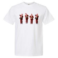 Trump Dance Santa Claus Christmas Xmas Pajamas Holiday Garment-Dyed Heavyweight T-Shirt