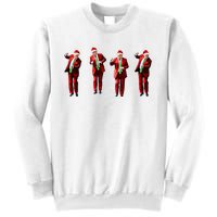 Trump Dance Santa Claus Christmas Xmas Pajamas Holiday Sweatshirt