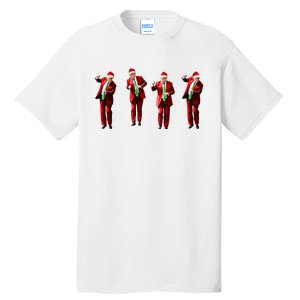 Trump Dance Santa Claus Christmas Xmas Pajamas Holiday Tall T-Shirt