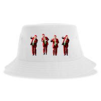 Trump Dance Santa Claus Christmas Xmas Pajamas Holiday Sustainable Bucket Hat