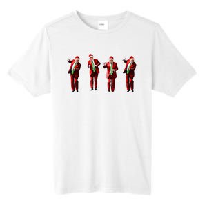 Trump Dance Santa Claus Christmas Xmas Pajamas Holiday Tall Fusion ChromaSoft Performance T-Shirt