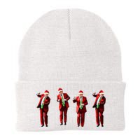 Trump Dance Santa Claus Christmas Xmas Pajamas Holiday Knit Cap Winter Beanie