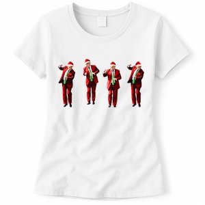 Trump Dance Santa Claus Christmas Xmas Pajamas Holiday Women's T-Shirt