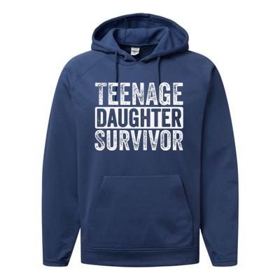 Teenage Daughter Survivor Performance Fleece Hoodie