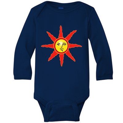 The Dark Souls New Vector Design Baby Long Sleeve Bodysuit