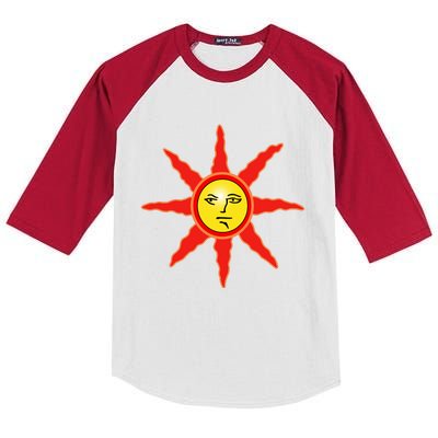 The Dark Souls New Vector Design Kids Colorblock Raglan Jersey