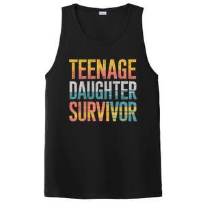 Teenage Daughter Survivor FatherS Day Present Dad Joke PosiCharge Competitor Tank