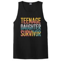 Teenage Daughter Survivor FatherS Day Present Dad Joke PosiCharge Competitor Tank