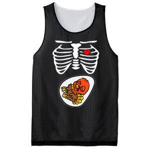 Turkey Day Surprise Hilarious Pregnancy Announcement Mesh Reversible Basketball Jersey Tank