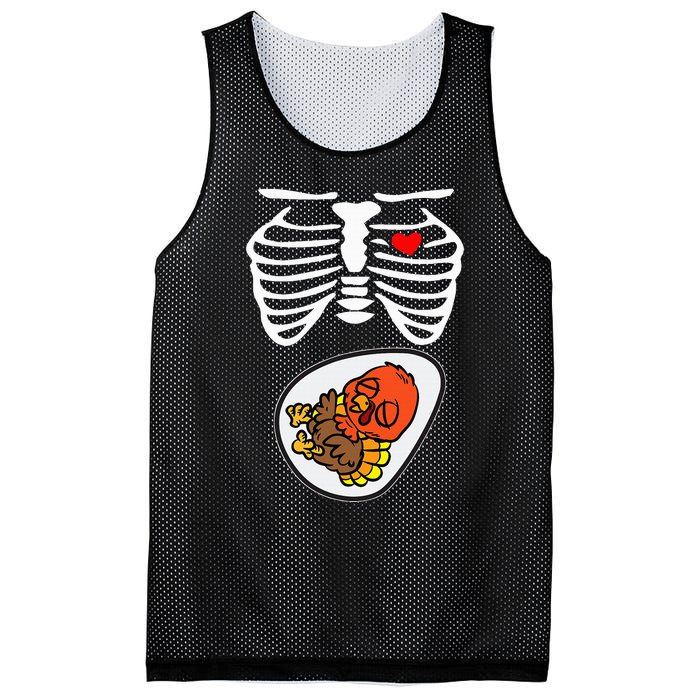 Turkey Day Surprise Hilarious Pregnancy Announcement Mesh Reversible Basketball Jersey Tank