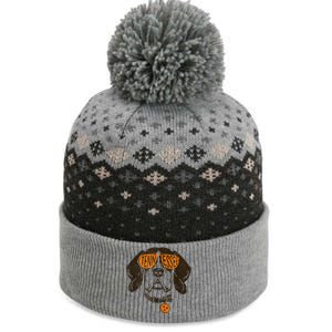 Tennessee Dog Sport Lovers | Tennessee Tri Stars Flag The Baniff Cuffed Pom Beanie