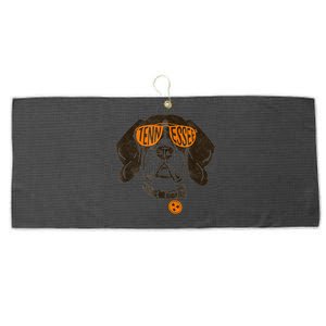 Tennessee Dog Sport Lovers | Tennessee Tri Stars Flag Large Microfiber Waffle Golf Towel