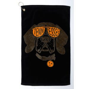 Tennessee Dog Sport Lovers | Tennessee Tri Stars Flag Platinum Collection Golf Towel