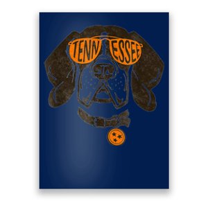 Tennessee Dog Sport Lovers | Tennessee Tri Stars Flag Poster