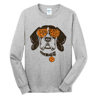 Tennessee Dog Sport Lovers | Tennessee Tri Stars Flag Tall Long Sleeve T-Shirt