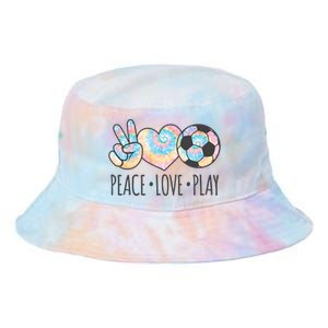 Tie Dye Soccer For Teen Girls Peace Love Play Gift Tie Dye Newport Bucket Hat