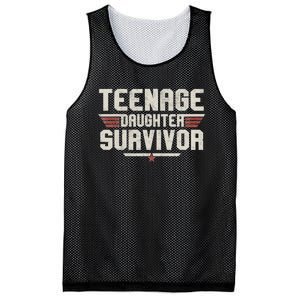 Teenage Daughter Survivor Teenager Dad Mom FatherS Day Mesh Reversible Basketball Jersey Tank