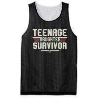 Teenage Daughter Survivor Teenager Dad Mom FatherS Day Mesh Reversible Basketball Jersey Tank