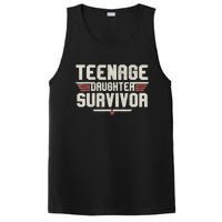 Teenage Daughter Survivor Teenager Dad Mom FatherS Day PosiCharge Competitor Tank